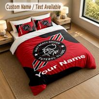 Bedding Set 1 Duvet Cover 2 Pillowcases Ajax Amsterdam Print Soft Bed Linen Bedroom Decor 135cmx200cm black
