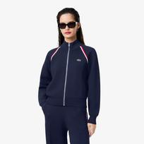 [Lacoste] Women's Double-Face Zip-Up Sweater AF0243-55NJ7E 36 black