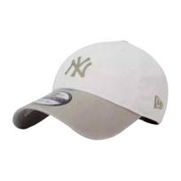 New Era New York MLB chain stitch logo small head circumference color matching NE920 cotton baseball cap Light gray green/ivory white SM (53-59cm) white