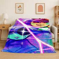 Žaidimo Dandy Pasaulis Animacinis Minkštas Flanelinis Antklodė, Šilta Jauki Antklodė Lovai, Foteliui, Sofai, Miegamajam, Svetainei, Kelionei, Stovyklavimui 100x150cm