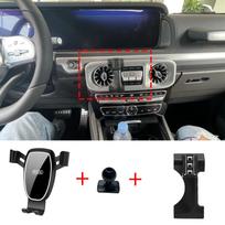 Automobilio mobiliojo telefono laikiklis Mercedes Benz G klasės G500 G63 W463 2019~2025 GPS laikiklis Navigacijos stovas Automobilio priedai