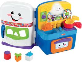 Mokymosi virtuvėlė Užsienio BMG83 Fisher-Price [6-36 mėn.] [Edukacinis žaislas, Anglų kalba, Kalba] yellow