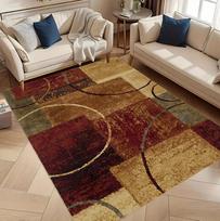 Geometric Circular Arc Carpet for Living Room Decor Sofa Table Large Area Rugs Hallway Balcony Carpet Bedroom Non-slip Alfombra 40x60cm