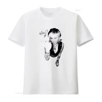 Naujas Miley Cyrus gyvo pasirodymo medvilninis juodas marškinėlis moterims ir vyrams S 5XL 1D1390 vintage skalbtas su grafika vyriškas Unisex Šiek tiek madingas XS white