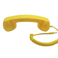 Type-C/3.5mm Retro telefono ragelis Laidinis imtuvas Mobiliojo telefono ragelis Mobiliesiems telefonams 3.5mm Yellow