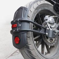 Heavy Duty Motorcycle Rear Fender Guard Waterproof Mud Flap Cover Steel Bracket for CB400 CF400 NK150 Kawasaki 300R Equipment black