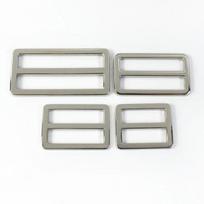 5/10vnt 25/32/38/50mm Metalinės Sagtys Krepšiui Tri-Glide Žiedinės Sagtys Diržo Reguliatorius Užsegimo Kabliukai PASIDARYK pats Metalinės Dalys 32mm-5Pcs white