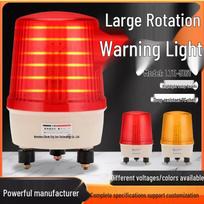 LTE-5161 LED besisukantis garso ir šviesos signalizacijos įrenginys su indikatoriumi nuo galinio susidūrimo Silent Red AC220V black