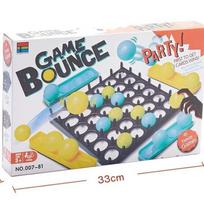 Desktop Throwing Ball Bouncing Ball Elasticity Competition Game Puzzle Stress Relieving Toy Parent Child Battle Children's Gift gray