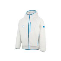 HOKA ONE ONE Hooded Fleece Jacket Men outerwear 1171824-TLS L white
