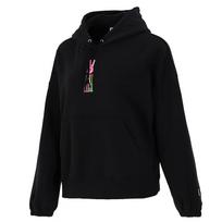 PUMA Women's Loose Fit Pullover Hoodie 533049-01 XL black