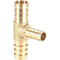Žalvarinis mažinantis žarnos jungiklis  Vamzdžio jungtis T formos jungiklis  Oro, dujų, vandens, kuro jungiklis 14mm x 10mm x 14mm