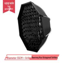 Jiebao 90CM Dimmable Octagonal Softbox for Studio Flash and Live Broadcast white