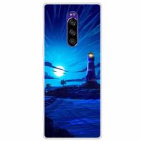 Sony Xperia 1 dėklas prabangūs gyvūnai permatomas dangtelis Sony Xperia1 XZ4 SO-03L SOV40 J8110 J9150 J8170 telefono korpusai dangteliai Sony Xperia 1 blue