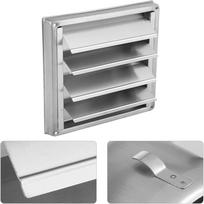 1pcs Gravity Moving Flap Dryer Vent Cover Stainless Steel Exterior Vent Grille  Home Exterior Wall 4in