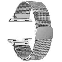 Milanese kilpinė apyrankė skirta Apple Watch Strap Ultra 2 49mm 45mm 44mm 42mm 41mm 40mm 38mm metalinė apyrankė iWatch Series 3 4 5 6 7 8 9 SE 42mm 44mm 45mm 49mm gray