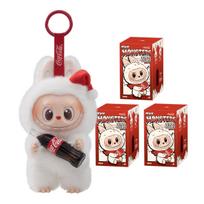 POP MART THE MONSTERS Coca-Cola Serijos Pliušinis Žaislas [1 Vnt.] Pop Mart Gachapon Aklosios Dėžutės Figūrėlė Plastikinis Modelis Premium Žaislas PVC Minkštas Vinilas Originalus beige