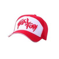 Fatal Fury Terry Bogard Series Embroidered Cotton Baseball Cap For Casual Wear Cloth red