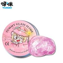 Reusable Putty Liquid Crystal Bouncy Slime Toy Set Adult Safe Mud Stress Relief Toys Color Clay Handmade Diy Handgum Playdough** pink
