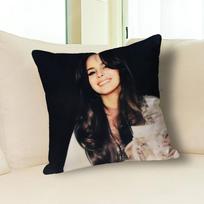 L-Lana Del Singer R-Rey Pillow Cases for Bedroom Living Room Sofa Home Decor Polyester Cushion Cover with Zipper 30cmx30cm white