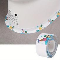 PVC Seam Adhesive Tape Waterproof Shower Tile Sealer Professional Caulk Tape  Home Use 3.2m-E gray
