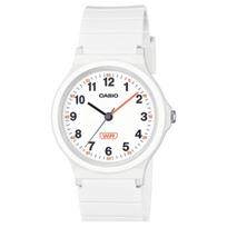 CASIO Regular 30m Waterproof Quartz Movement Resin Strap Watch Women's Watch White Dial LQ-24B-7BDF White Dial white