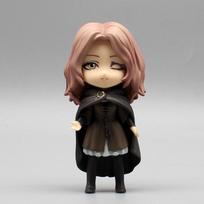 9cm Elden Ring Anime Figure Kawaii Melina GK Q Ver Cute Cry Statue Car Decor Pvc Action Figurine Collectible Model Toy Gift with box brown