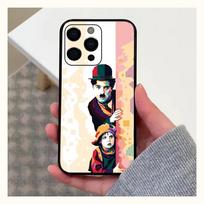 Funny Charlie Chaplin Phone Case For Apple iPhone 15,14,13,12,11,Pro,X,XS,Max,XR,Plus,Mini Soft Black Cover iPhone13 black
