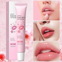 1PC Sakura Lip Mask,Prevent Peeling And Cracking. Moisturizing And Hydrating. Brighten Lip Skin Tone One Size brown