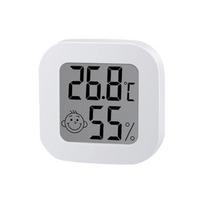 Patalpų higrometro termometro drėgmės matuoklis Indoor Hygrometer Thermometer white
