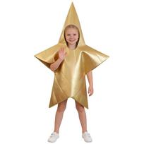Vaikų Helovino žvaigždės formos kostiumas Adult One Size beige