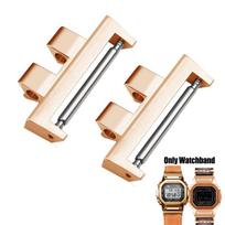 Laikrodžio dirželio modifikavimo jungtis CASIO GSHOCK GMW-B5000 GM-B2100 nerūdijančio plieno adapterio dirželis 22MM Metaliniai priedai Juodas beige