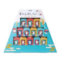Mt. Fuji-Shaped Eraser12-Piece Set Good-Luck CharmMt. Fuji Ver blue