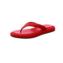 Beach Shoes Thick-soled Herringbone Shoes Women's Flip-flops for Outerwear Devotion 39 red