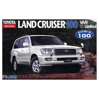 Fujimi Model 1/24 Scale Up Series ID132 Toyota Land Cruiser 100 VAN 2002 Silver 21cm x 8cm x 33cm gray