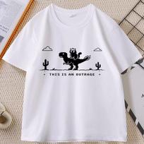 Dungeon Crawler Carl Princess Donut Mongo T-Shirt Vintage Washed Cotton Graphic Tee Unisex Oversized Crew Neck Short Sleeve LitRPG Gift S white