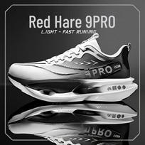 Red Hare 9PRO Vyriški Bėgimo Bateliai Gyvatės Metų: Itin lengva anglies plokštė, vasarinis tinklelis, idealiai tinka sportui, studentams ir dideliems vaikams. 44 gray