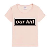 Our Kid OASIS Band Tribute MADE IN THE 90s Baby T-Shirt Print O-neck Short Sleeve Clothes M black