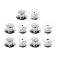10 Pieces/Set Metal Pins Keepers Pin Backs Locking Clasp for Jewelry Replacement sidabras