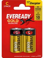 EVEREADY ŠARMINĖ BATERIJA GOLD 14V LR14/2BP/BL2vnt.