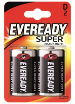 EVEREADY BATERIJA 20V SUPER HD R20/2BP/BL2vnt