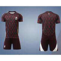 Mexico Home Team Training Jersey Football Jersey Children'S Jersey Children'S Clothing Adult Size 16-3Xl 26 yards/150 gray