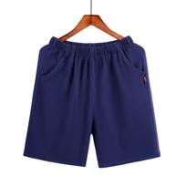 Vyriški medvilniniai vasariniai pižamos šortai - Laisni, kasdienio stiliaus, didelio dydžio 4XL (180-200 lbs) blue