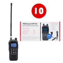 Dėžutė 10 vnt. PNI Escort HP 92 daugiastandartinė nešiojama CB radijo stotelė, 4W, AM-FM, NRC, Dual Watch, Roger Beep, reguliuojamas ASQ SQ, VOX, 12V-24V