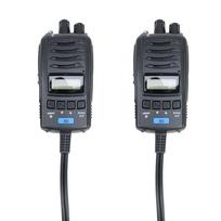 2 nešiojamų CB radijo stotelių komplektas TTi TCB-H100, 12V/24V maitinimo šaltinis, Roger Beep, triukšmo slopinimas (Squelch)