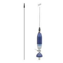 CB Sirio SUPER 9 antenos komplektas su tvirtinimo elementu, 155 cm ilgio, su pridedamu „Sticky Pad Flag“