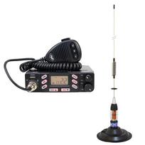 CB radijo stoties komplektas PNI Escort HP 6800 ASQ, 12/24 V su CB antena PNI ML70 su magnetu