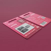 PNI 256GB „MicroSD“ atminties kortelė su SD adapteriu, 10 klasė, 80Mb/s, V30