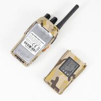 8 vnt. PNI PMR R40 CAMO 0.5W nešiojamų radijo stotelių rinkinys, 16 PMR kanalų, Li-Ion 1200mAh baterija, su įkrovikliais ir ausinėmis
