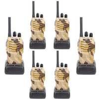 PNI PMR R40 CAMO 0,5W nešiojamų radijo stotelių rinkinys, 16 kanalų, 50 CTCSS ir 104 DCS tonai, ASQ, TOT, monitorius, 6 vienetų komplektas